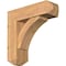 Ekena Millwork Thorton Craftsman Smooth Bracket w/ Offset Brace, Western Red Cedar, 7 1/2"W x 24"D x 24"H BKT0806X24X24THR04SWR - alternate 1